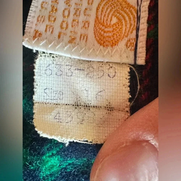 Vintage Pendleton Wool Plaid Red Green Navy Skirt Size 16 - Picture 9 of 12